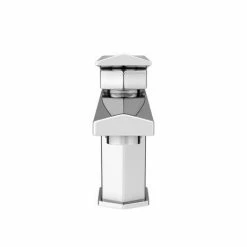 Venice Modern Geometric Basin Mixer Tap + Waste -Venice shop 3251 CR NEW DETAIL5 460