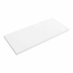 Venice Floating Basin Shelf (Gloss White - 1000mm Wide)