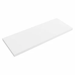 Venice Floating Basin Shelf (Gloss White - 1200mm Wide)
