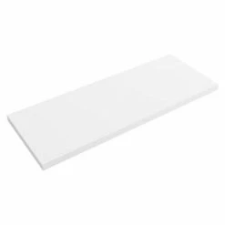Venice Floating Basin Shelf (Gloss White - 1200mm Wide) Incl. 2 Round Basins -Venice shop V12GWSLF2RB d1 460