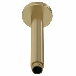 Venice Giro 150mm Brushed Brass Round Ceiling Shower Arm
