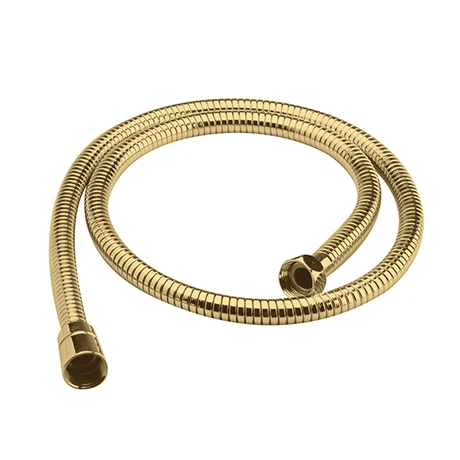 Venice 1.5m Brushed Brass Shower Flex Hose 1 Venice 1.5m Brushed Brass Shower Flex Hose