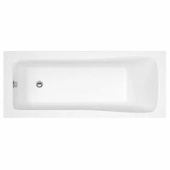 Venice Abstract Matt Black Grid Bath Screen With Square Single Ended Bath -Venice shop VABGSB d4 460