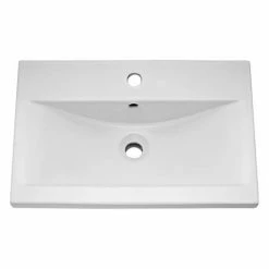Venice Fluted 600mm Grey Vanity Unit - Floor Standing 2 Door Unit With Chrome Handles -Venice shop VAFS500WHI D2 460 5