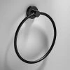Venice Black Towel Ring