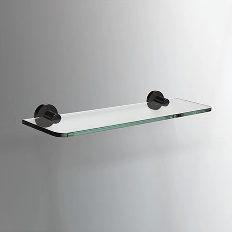 Venice Black 500mm Glass Shelf 1 Venice Black 500mm Glass Shelf