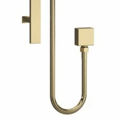 Venice Cubo Brushed Brass Modern Slider Rail Kit -Venice shop VC8167BB d2 460