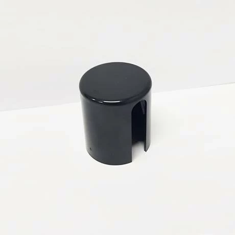 Venice Black Cover Cap For Towel Rail Heating Elements 2 Venice Black Cover Cap For Towel Rail Heating Elements - Image 2