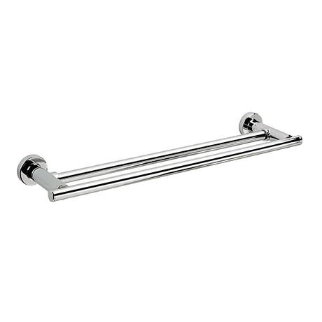 Venice Chrome 660mm Double Towel Rail 1 Venice Chrome 660mm Double Towel Rail