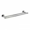 Venice Chrome 790mm Double Towel Rail