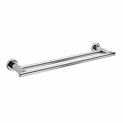 Venice Chrome 790mm Double Towel Rail