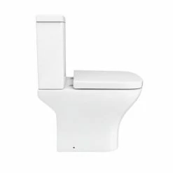 Venice Cloakroom Suite (465mm Countertop Basin, Gloss White Floating Shelf + Toilet) -Venice shop VCS01 d2 460