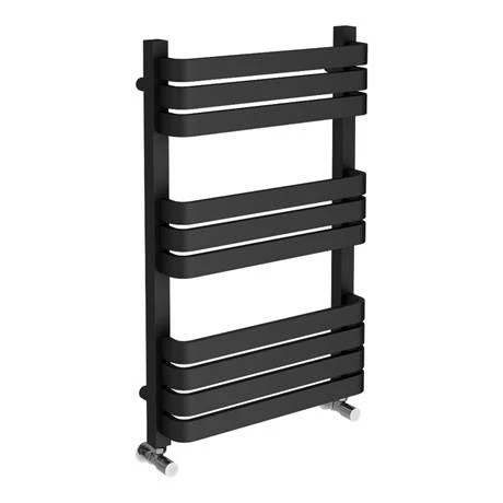 Venice Anthracite 800 X 500 Designer D-Shaped Heated Towel Rail 2 Venice Anthracite 800 X 500 Designer D-Shaped Heated Towel Rail - Image 2