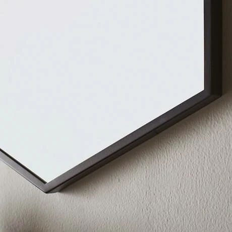 Venice Black 500 X 750mm Hexagonal Mirror 2 Venice Black 500 X 750mm Hexagonal Mirror - Image 2