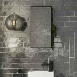 Venice Black 300 X 600mm Mirror With Open Shelves -Venice shop VENMIR3060 d3 460