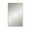 Venice Brushed Brass 800 X 1000mm Rectangular Mirror