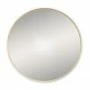 Venice Brushed Brass 600mm Round Mirror