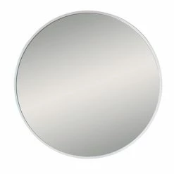 Venice White 800mm Round Mirror