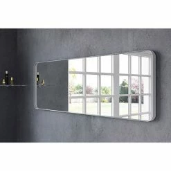 Venice White Frame 1500 X 500mm Rectangular Mirror
