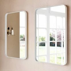 Venice White Frame 500 X 750mm Rectangular Mirror 5 Venice White Frame 500 X 750mm Rectangular Mirror -Venice shop VENWF5075 D2 460