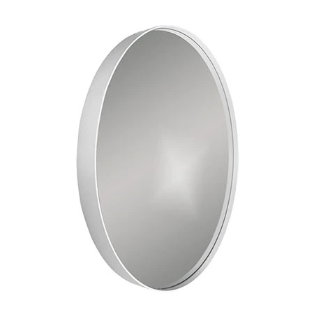 Venice White Frame 750mm Round Mirror 1 Venice White Frame 750mm Round Mirror