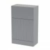Venice Fluted 500mm Grey WC Unit