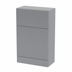 Venice Fluted 500mm Grey WC Unit