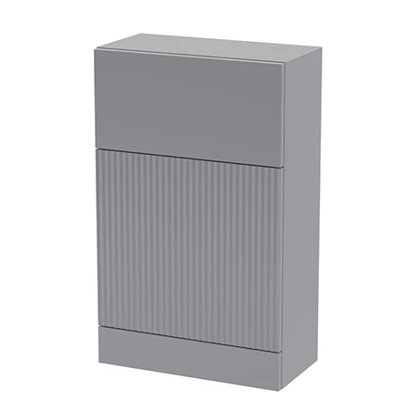 Venice Fluted 500mm Grey WC Unit 1 Venice Fluted 500mm Grey WC Unit