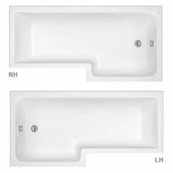 Venice L-Shaped 1600 Complete Bathroom Package -Venice shop VLCBS16 ND1 460