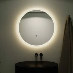 Venice 800mm Round LED Illuminated Anti-Fog Bathroom Mirror -Venice shop VN60MIR D2 460 1