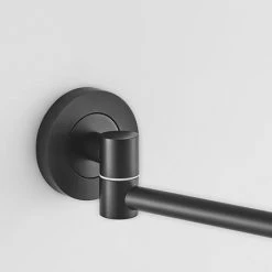 Venice Matt Black 5x Magnifying Cosmetic Mirror With Round Wall Plate -Venice shop VNCMRNMB D3 460