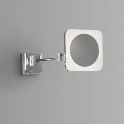 Venice Chrome Square 3x Magnifying LED Cosmetic Mirror -Venice shop VNCMSQU D2 460