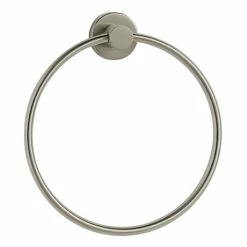 Venice Brushed Nickel Towel Ring