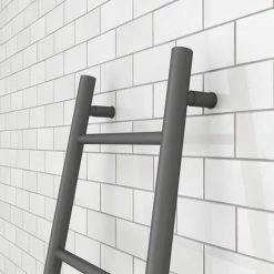 Venice Anthracite Leaning Ladder 1800 X 500mm Heated Towel Rail -Venice shop VNR1ANT D2 460