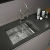 Venice 1.5 Bowl Inset Or Undermount Stainless Steel Kitchen Sink