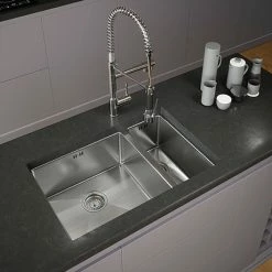 Venice 1.5 Bowl Inset Or Undermount Stainless Steel Kitchen Sink