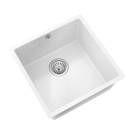 Venice 1.0 Bowl Matt White Inset Or Undermount Composite Kitchen Sink 3 Venice 1.0 Bowl Matt White Inset Or Undermount Composite Kitchen Sink - Image 3
