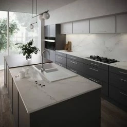 Venice 1.5 Bowl Matt White Composite Kitchen Sink + Chrome Wastes 9 Venice 1.5 Bowl Matt White Composite Kitchen Sink + Chrome Wastes -Venice shop VSNK102 D3 460