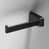 Venice Square Black Left Hand Toilet Roll Holder