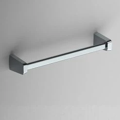 Venice Square Chrome 320mm Towel Rail