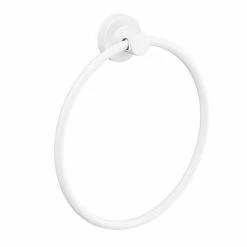 Venice White Towel Ring