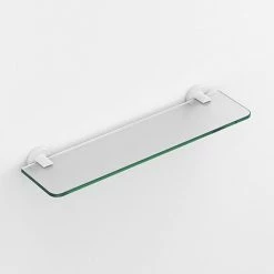 Venice White 500mm Glass Shelf