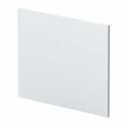 Venice Abstract / Urban Satin White L-Shaped End Bath Panel - 700mm